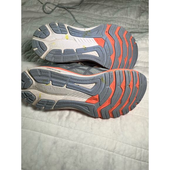 ASICS women’s GT-2000 10 Running Shoes, Trainers, Gray/Pink, Athletic Trainers - Picture 6 of 9